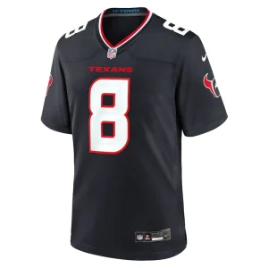 John metchie iii houston texans nike team game jersey Navy M