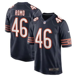 John parker romo chicago bears nike team game jersey Navy