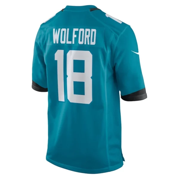 John wolford jacksonville jaguars nike team game jersey Teal L
