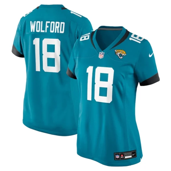 John wolford jacksonville jaguars nike womens team game jersey Teal
