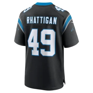 Jon rhattigan carolina panthers nike game jersey Black L