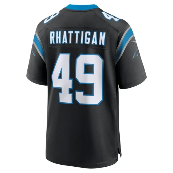 Jon rhattigan carolina panthers nike game jersey Black L