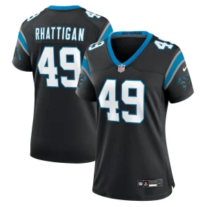 Jon rhattigan carolina panthers nike womens game jersey Black