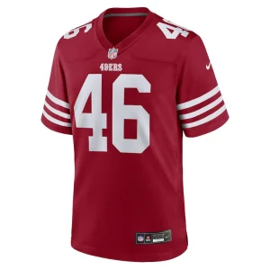 Jon weeks san francisco 49ers nike team game jersey Scarlet M