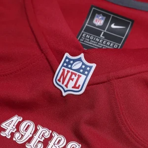 Jon weeks san francisco 49ers nike team game jersey Scarlet XL