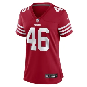 Jon weeks san francisco 49ers nike womens team game jersey Scarlet M