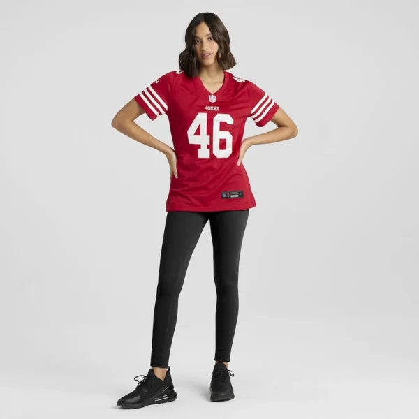 Jon weeks san francisco 49ers nike womens team game jersey Scarlet XL