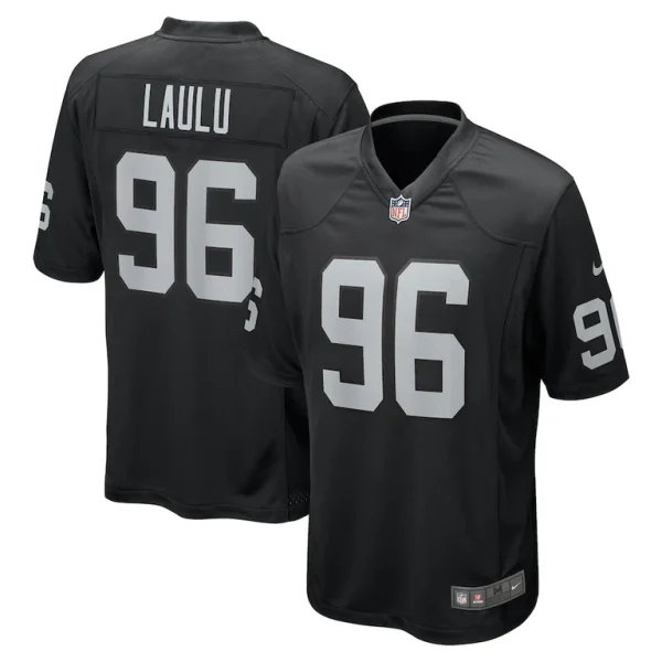 Jonah laulu las vegas raiders nike team game jersey Black