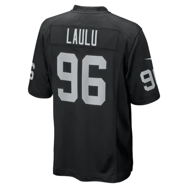 Jonah laulu las vegas raiders nike team game jersey Black L