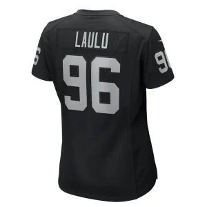 Jonah laulu las vegas raiders nike womens game jersey Black L
