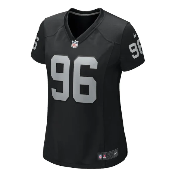 Jonah laulu las vegas raiders nike womens game jersey Black M