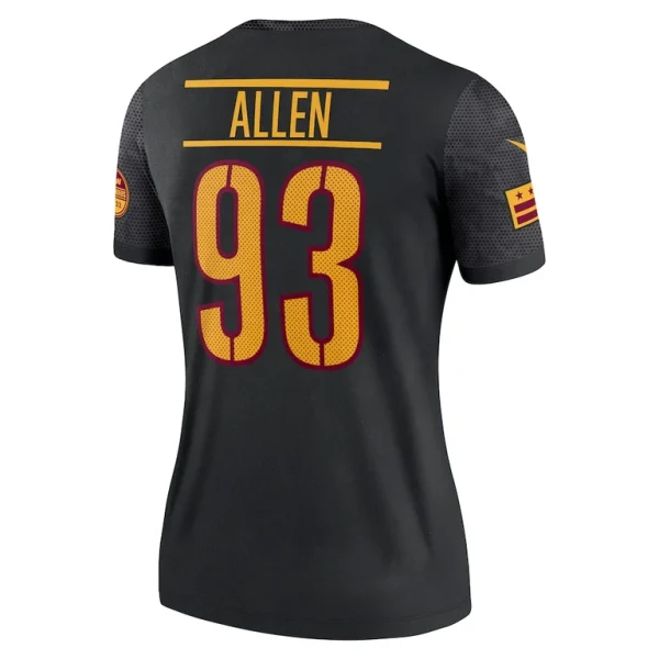 Jonathan allen washington commanders nike womens alternate legend player performance top Black L