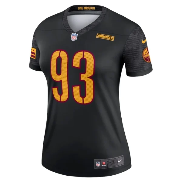 Jonathan allen washington commanders nike womens alternate legend player performance top Black M