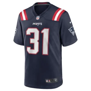 Jonathan jones new england patriots nike game jersey Navy M
