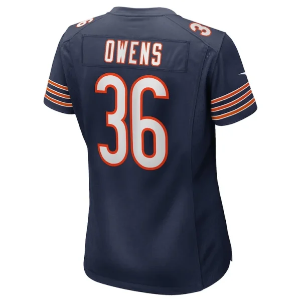 Jonathan owens chicago bears nike womens game jersey Navy L