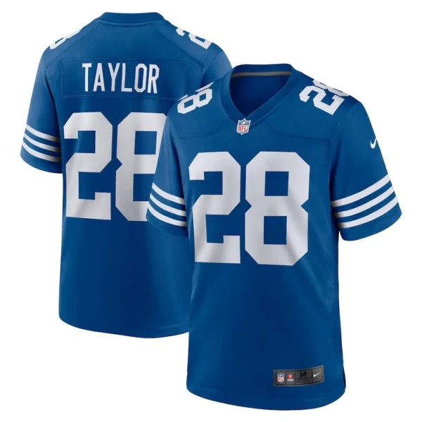 Jonathan taylor indianapolis colts nike game player jersey Royal