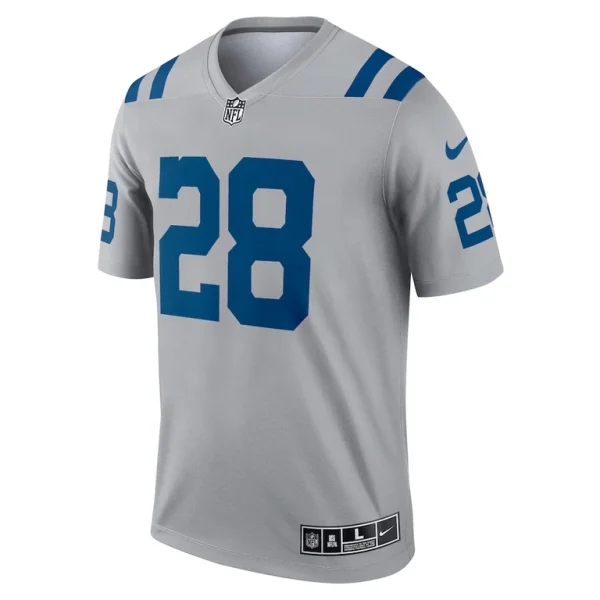 Jonathan taylor indianapolis colts nike inverted legend player performance top Gray M