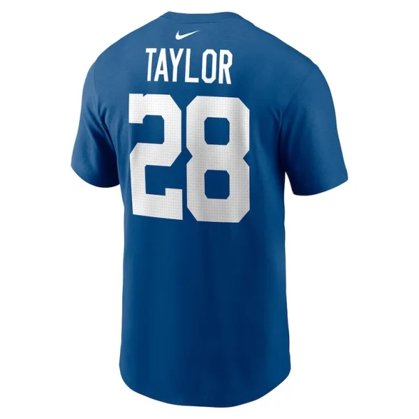 Jonathan taylor indianapolis colts nike player name number t shirt Royal L