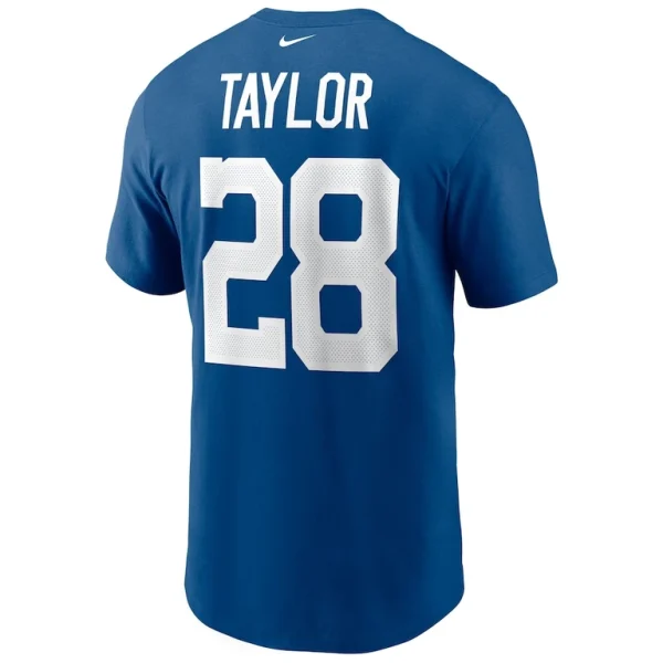 Jonathan taylor indianapolis colts nike player name number t shirt Royal L