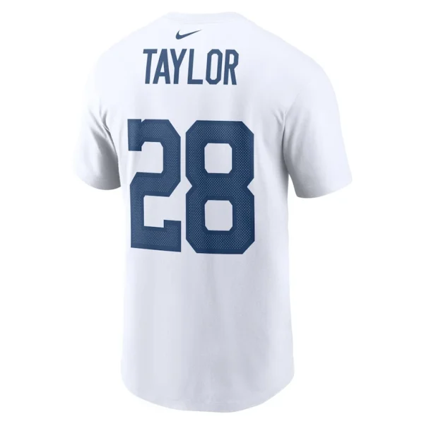Jonathan taylor indianapolis colts nike player name number t shirt White L