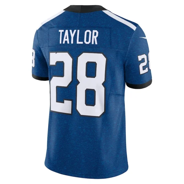 Jonathan taylor indianapolis colts nike vapor f.u.s.e. limited jersey Blue L