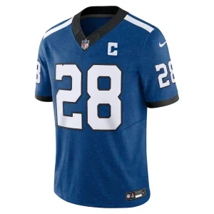 Jonathan taylor indianapolis colts nike vapor f.u.s.e. limited jersey Blue M