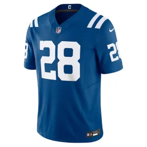 Jonathan taylor indianapolis colts nike vapor f.u.s.e. limited jersey Royal M