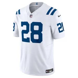 Jonathan taylor indianapolis colts nike vapor f.u.s.e. limited jersey White M
