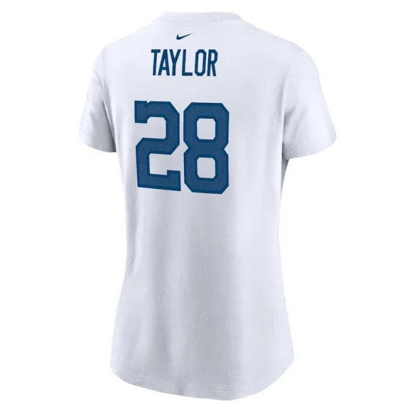 Jonathan taylor indianapolis colts nike womens name number t shirt White L