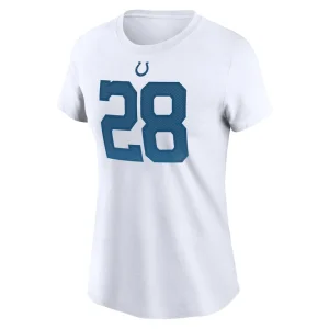 Jonathan taylor indianapolis colts nike womens name number t shirt White M