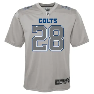 Jonathan taylor indianapolis colts nike youth atmosphere game jersey Gray Yth M