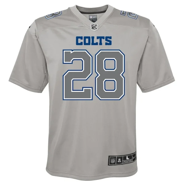 Jonathan taylor indianapolis colts nike youth atmosphere game jersey Gray Yth M