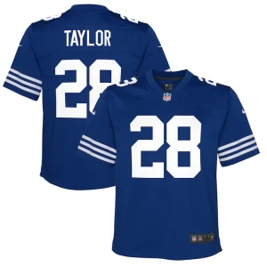 Jonathan taylor indianapolis colts nike youth game jersey Royal