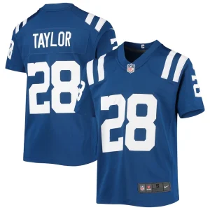 Jonathan taylor indianapolis colts nike youth game jersey Royal