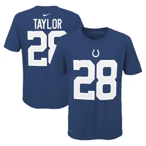 Jonathan taylor indianapolis colts nike youth team pride player name number t shirt Royal