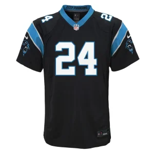 Jonathon brooks carolina panthers nike youth team game jersey Black Yth M