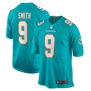 Jonnu smith miami dolphins nike game jersey Aqua
