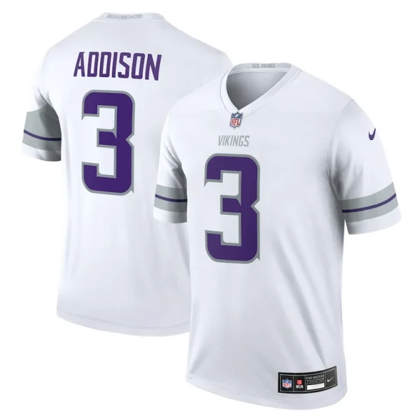 Jordan addison minnesota vikings nike alternate legend player performance top White