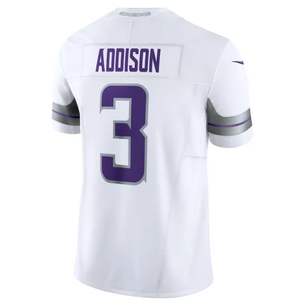 Jordan addison minnesota vikings nike alternate vapor f.u.s.e. limited jersey White L