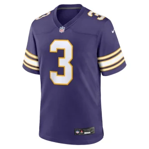 Jordan addison minnesota vikings nike classic player game jersey Purple M
