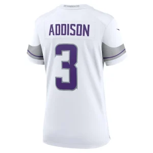 Jordan addison minnesota vikings nike womens alternate game player jersey White L