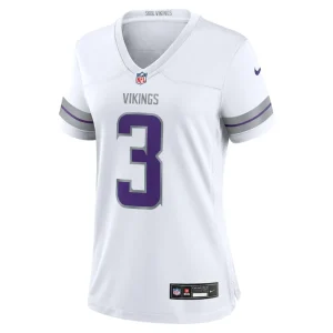 Jordan addison minnesota vikings nike womens alternate game player jersey White M