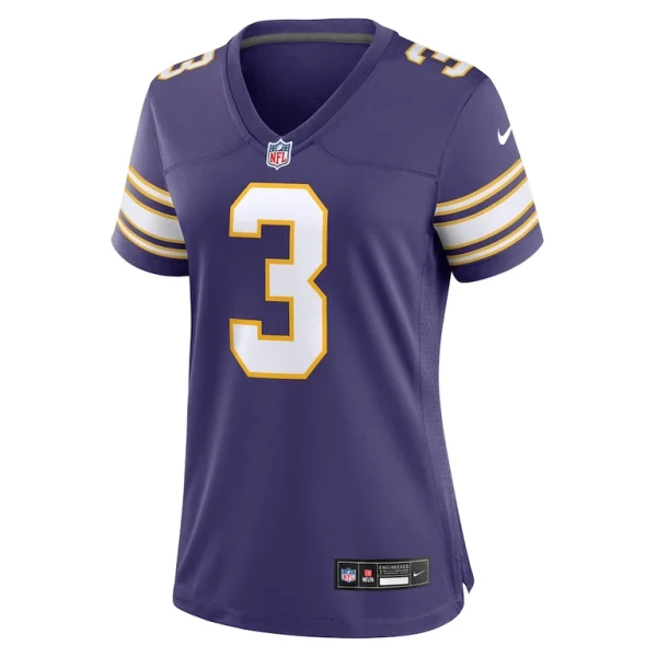 Jordan addison minnesota vikings nike womens classic player game jersey Purple M