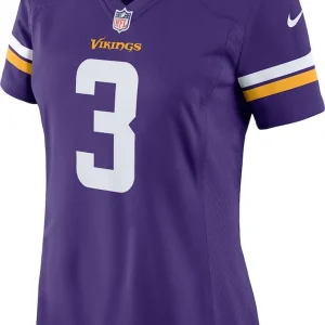 Jordan addison minnesota vikings nike womens team game jersey Purple M