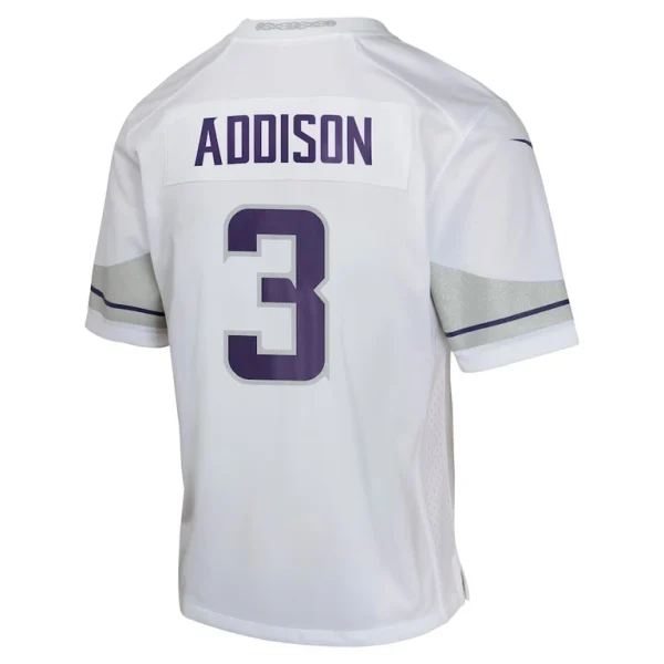 Jordan addison minnesota vikings nike youth alternate game jersey White Yth L