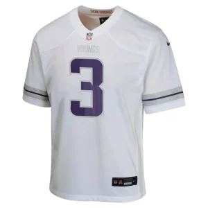 Jordan addison minnesota vikings nike youth alternate game jersey White Yth M