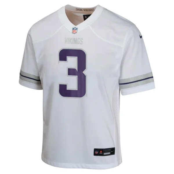Jordan addison minnesota vikings nike youth alternate game jersey White Yth M