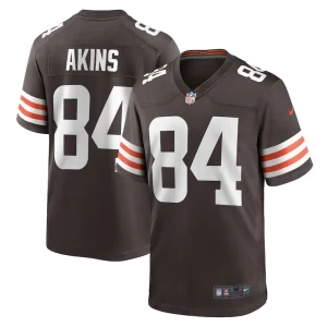 Jordan akins cleveland browns nike game player jersey Brown