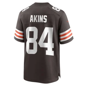 Jordan akins cleveland browns nike team game jersey Brown L