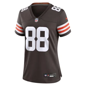 Jordan akins cleveland browns nike womens game jersey Brown M